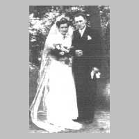 067-1021 Hochzeit Bruno und Hildegard Wegner, geb. Stolzenwald aus Neuendorf am 19.06.1954.JPG